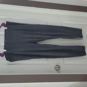 Climateright by Cuddl Duds Gray Fleece Leggings, XXL